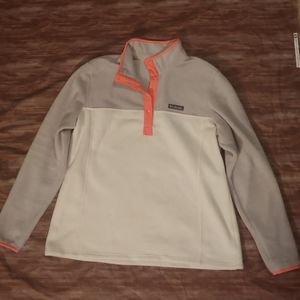 Columbia snap-up fleece pull-over size XL